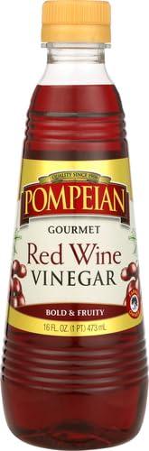 image:imagePompeian Gourmet Red Wine Vinegar Perfect for Salad Dressings Marinades amp Sauces Naturally Gluten Free NonAllergenic 16 FL OZRed Wine Vinegar