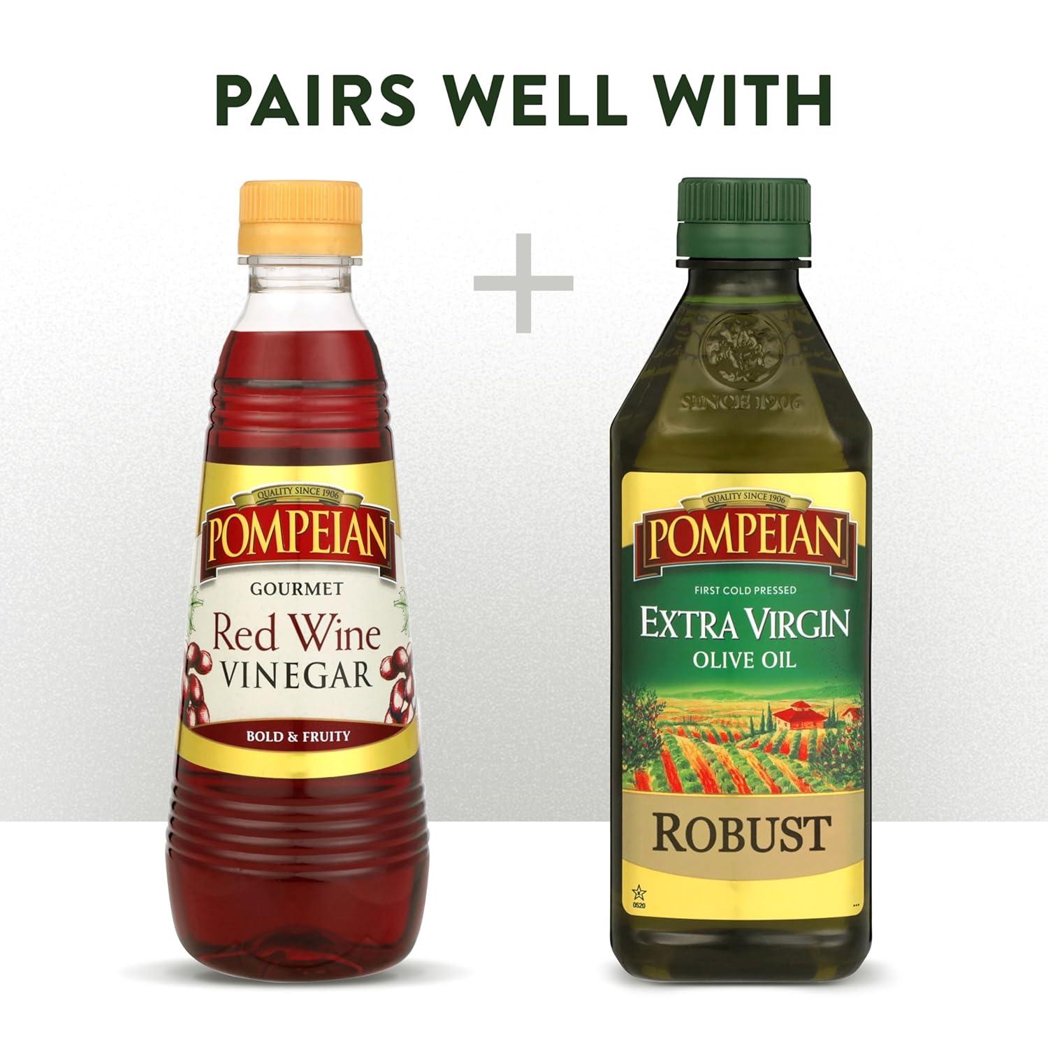 image:imagePompeian Gourmet Red Wine Vinegar Perfect for Salad Dressings Marinades amp Sauces Naturally GlutenFree16 FL OZ Pack of 12