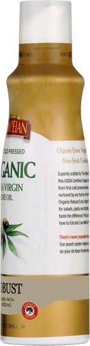 image:imagePompeian USDA Organic Extra Virgin Olive Oil NonStick Cooking Spray FullBodied Perfect for Salads and Pasta Naturally Gluten Free NonAllergenic NonGMO No Propellant 5 FL OZ Single Bottle5 Fl Oz Pack of 2