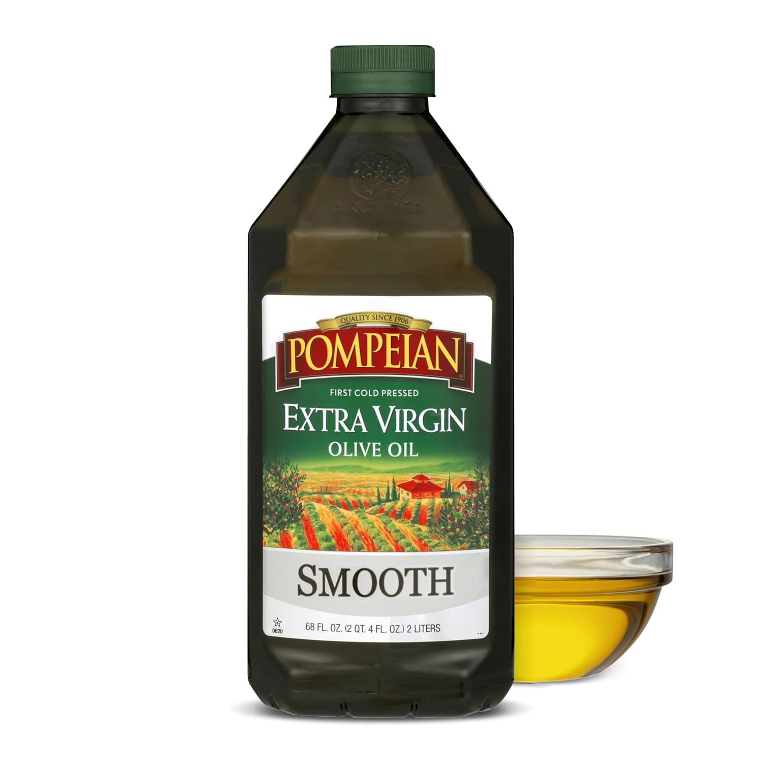 image:imagePompeian USDA Organic Smooth Extra Virgin Olive Oil Contains Polyphenols First Cold Pressed 68 Fl OzSmooth Extra Virgin Olive Oil