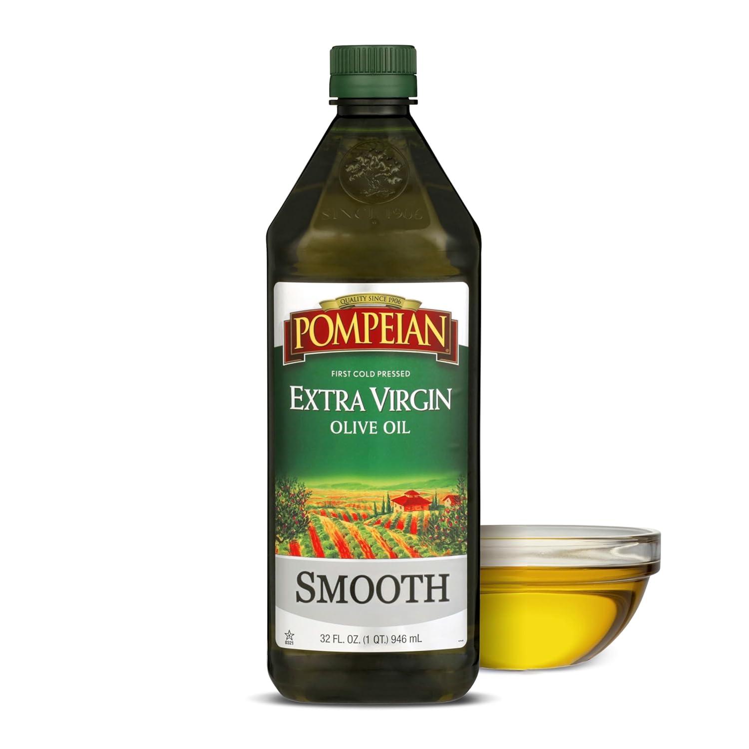 image:imagePompeian USDA Organic Smooth Extra Virgin Olive Oil Contains Polyphenols First Cold Pressed 68 Fl OzSmooth Extra Virgin Olive Oil