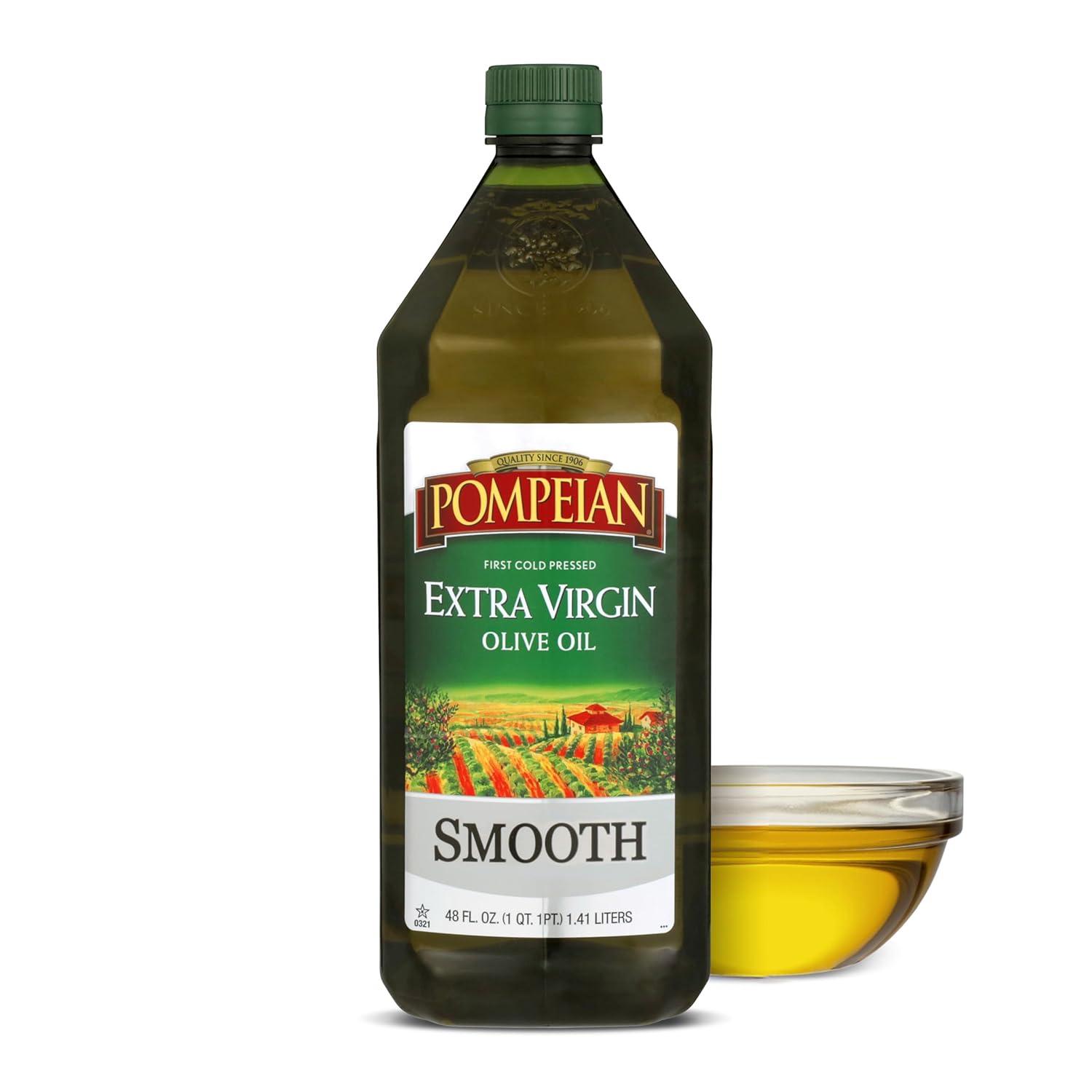image:imagePompeian USDA Organic Smooth Extra Virgin Olive Oil Contains Polyphenols First Cold Pressed 68 Fl OzSmooth Extra Virgin Olive Oil
