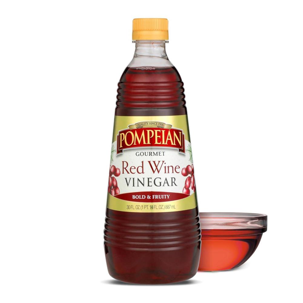 image:imagePompeian Gourmet Red Wine Vinegar Naturally GlutenFree 30 Fl Oz