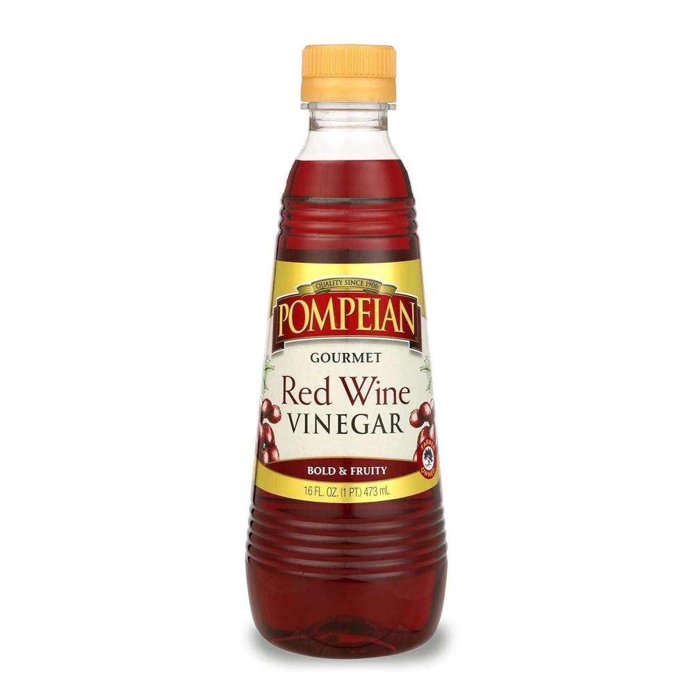 image:imagePompeian Gourmet Red Wine Vinegar Perfect for Salad Dressings Marinades amp Sauces Naturally GlutenFree16 FL OZ Pack of 12