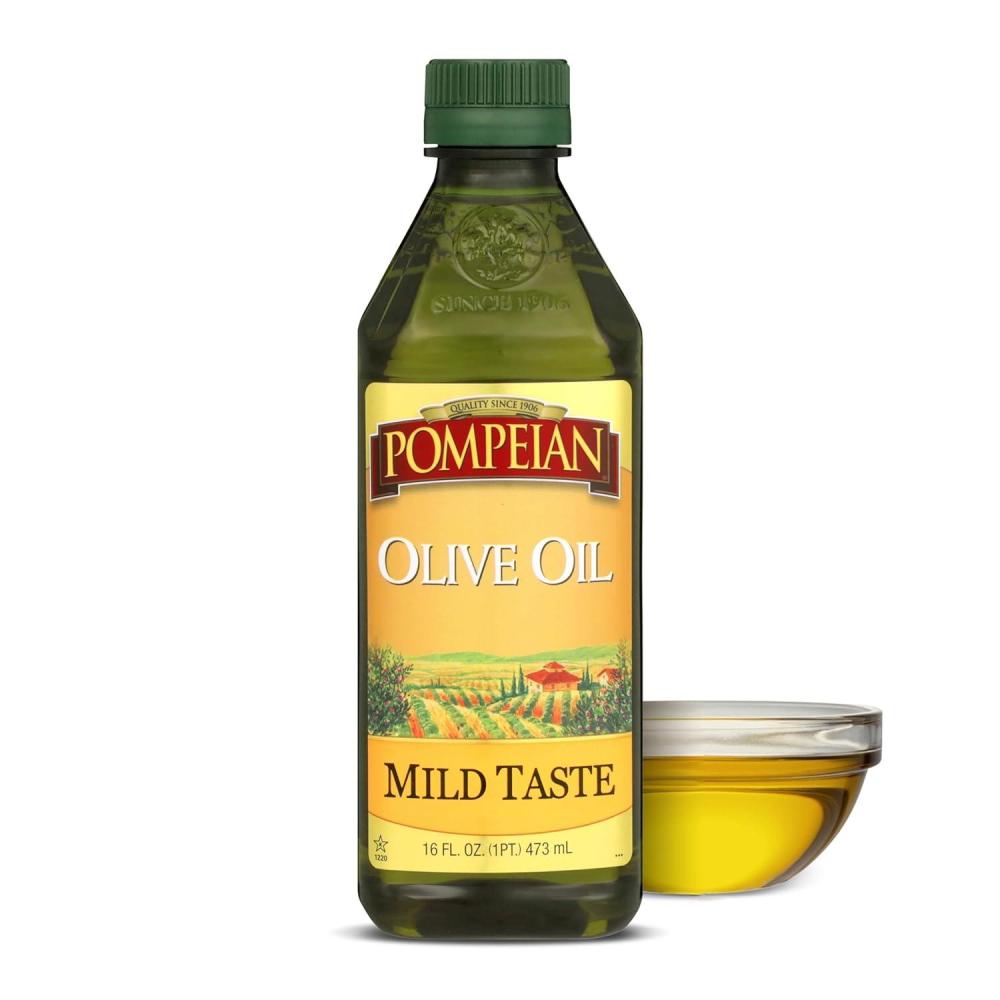 image:imagePompeian Mild Taste Olive Oil High Heat Cooking Baking amp Sauteing High Smoke Point 68 Fl Oz16 Fl Oz Pack of 1