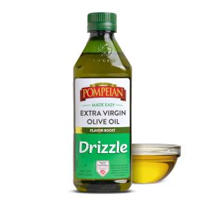 Pompeian Made Easy Bake Olive Oil, Ultra Light Taste, American Heart Association Certified, 16 Fl Oz(Drizzle)