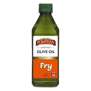 Pompeian Made Easy Bake Olive Oil, Ultra Light Taste, American Heart Association Certified, 16 Fl Oz(Fry)