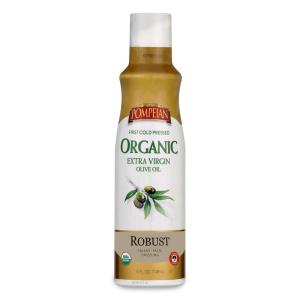 Pompeian USDA Certified Organic Extra Virgin Olive Oil Non-Stick Cooking Spray, No Propellants, 5 Fl Oz