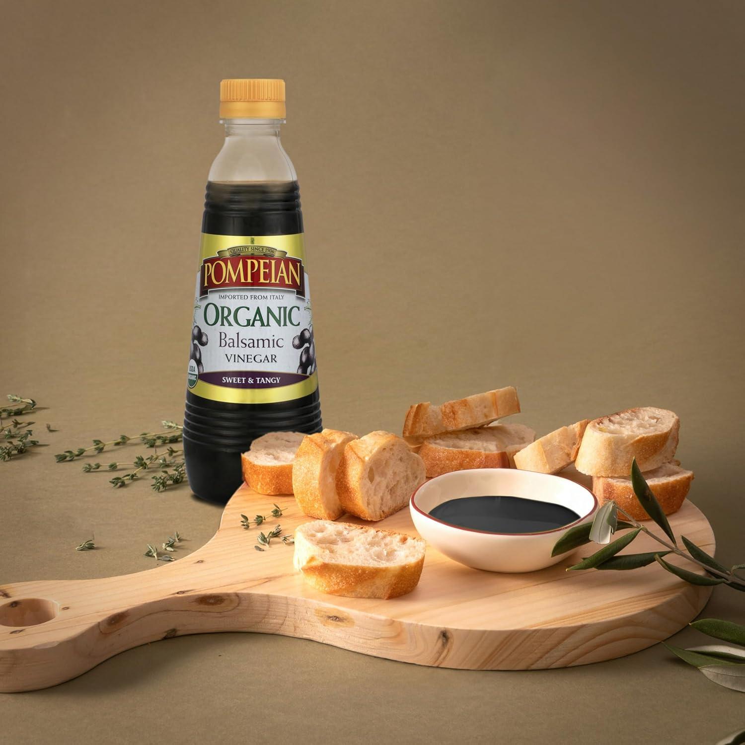 image:imagePompeian Gourmet Organic Balsamic Vinegar NonAllergenic NonGMO 16 Fl Oz