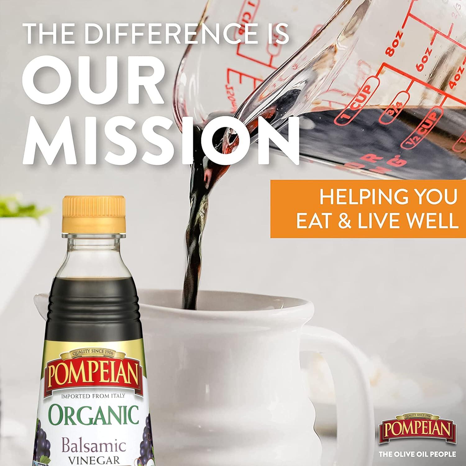 image:imagePompeian Gourmet Organic Balsamic Vinegar NonAllergenic NonGMO 16 Fl Oz