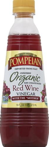 image:imagePompeian Gourmet Organic Red Wine Vinegar Unfiltered amp Unpasteurized 16 Fl OzOrganic Red Wine Vinegar