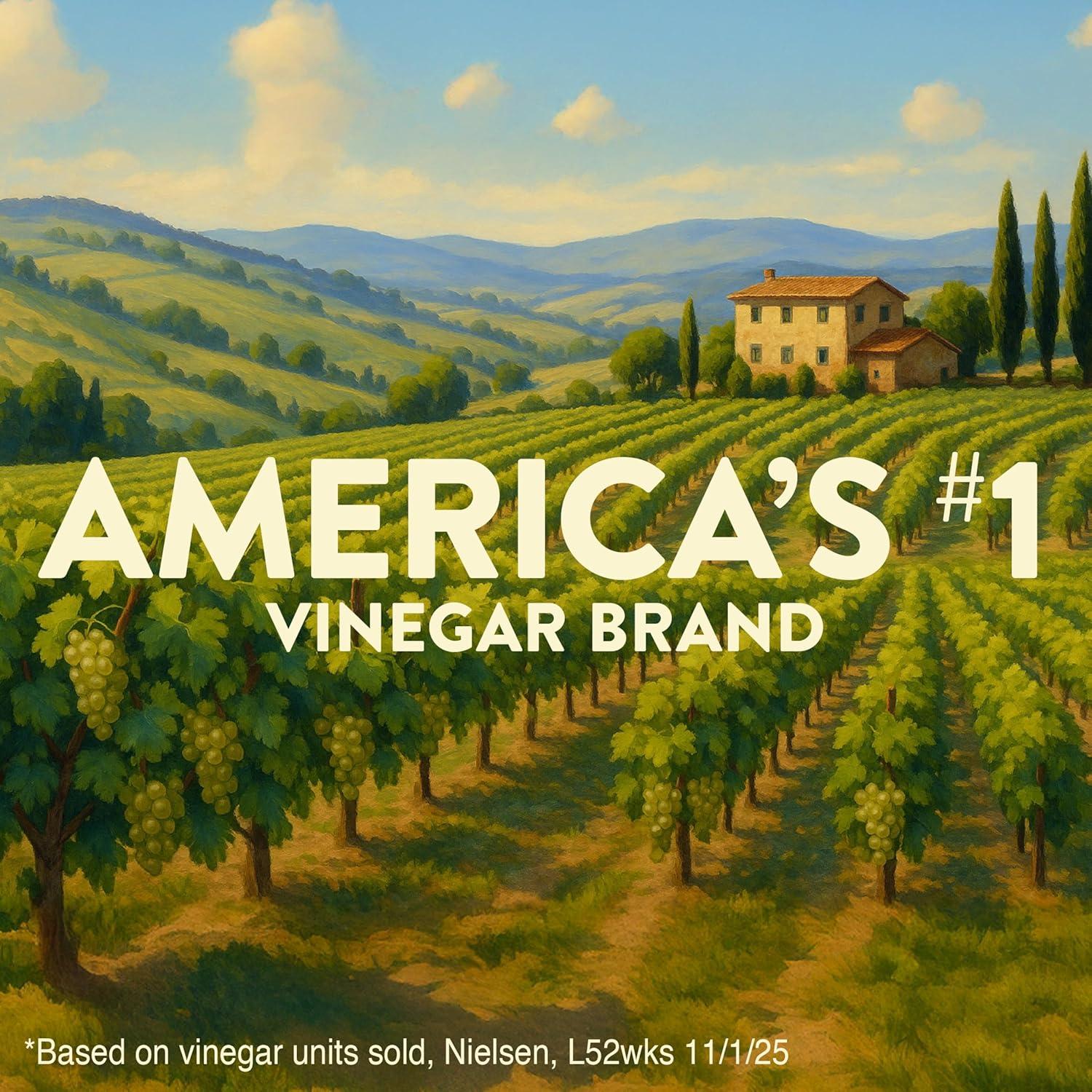 image:imagePompeian Gourmet White Wine Vinegar Bright amp Fresh Flavor 16 Fl Oz Pack of 6White Wine Vinegar