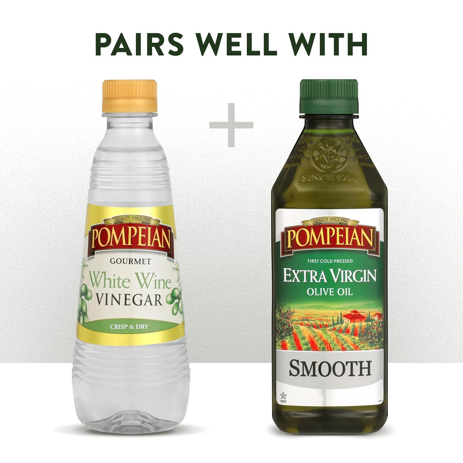 image:imagePompeian Gourmet White Wine Vinegar Bright amp Fresh Flavor 16 Fl Oz Pack of 6White Wine Vinegar