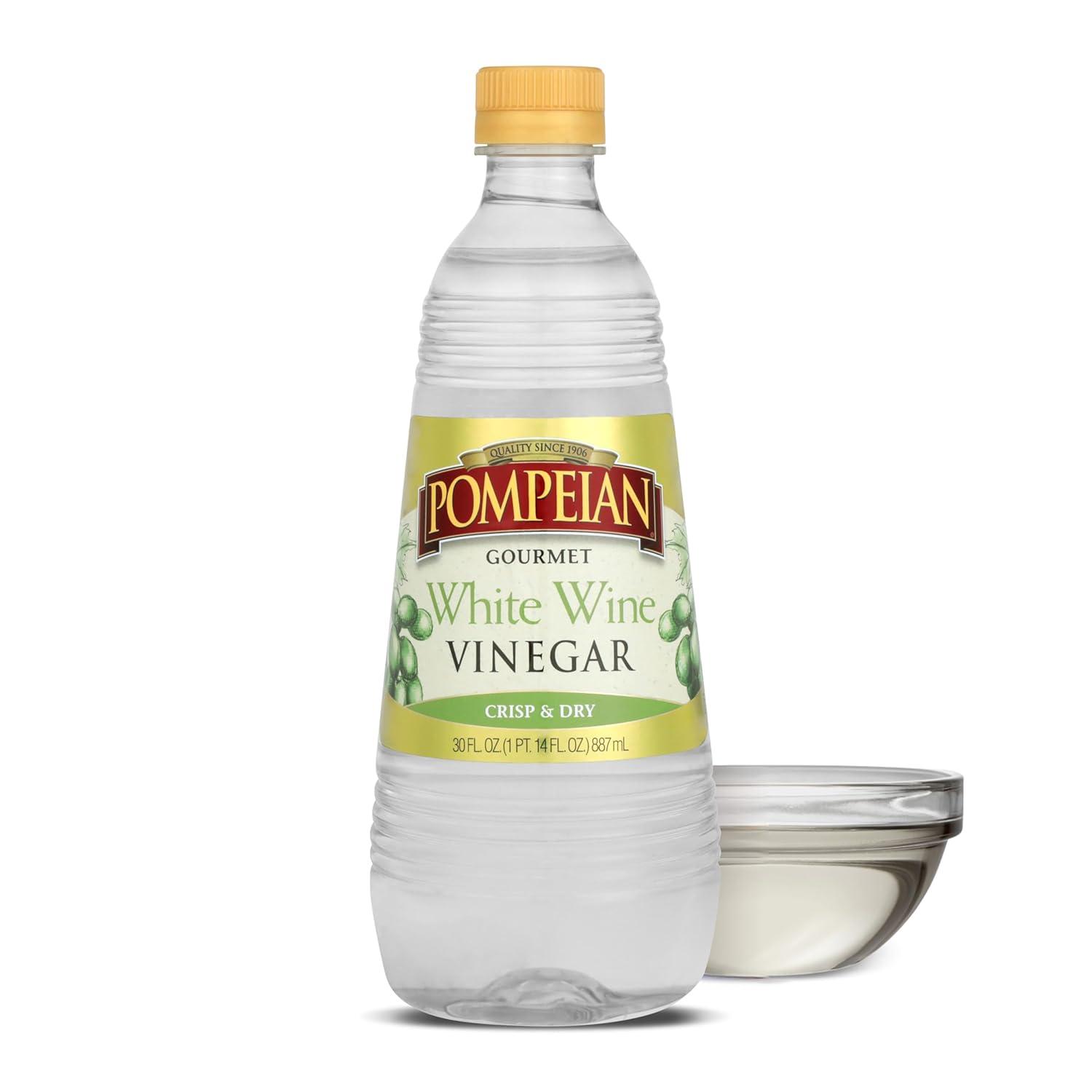image:imagePompeian Gourmet White Wine Vinegar Bright amp Fresh Flavor 16 Fl Oz Pack of 6White Wine Vinegar