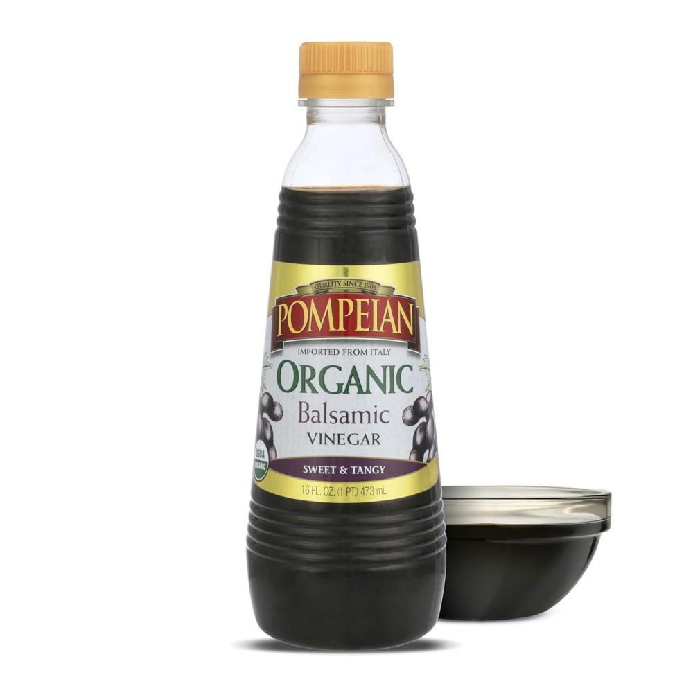 image:imagePompeian Gourmet Organic Balsamic Vinegar NonAllergenic NonGMO 16 Fl Oz