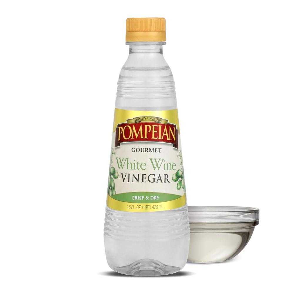 image:imagePompeian Gourmet White Wine Vinegar Bright amp Fresh Flavor 16 Fl Oz Pack of 6White Wine Vinegar