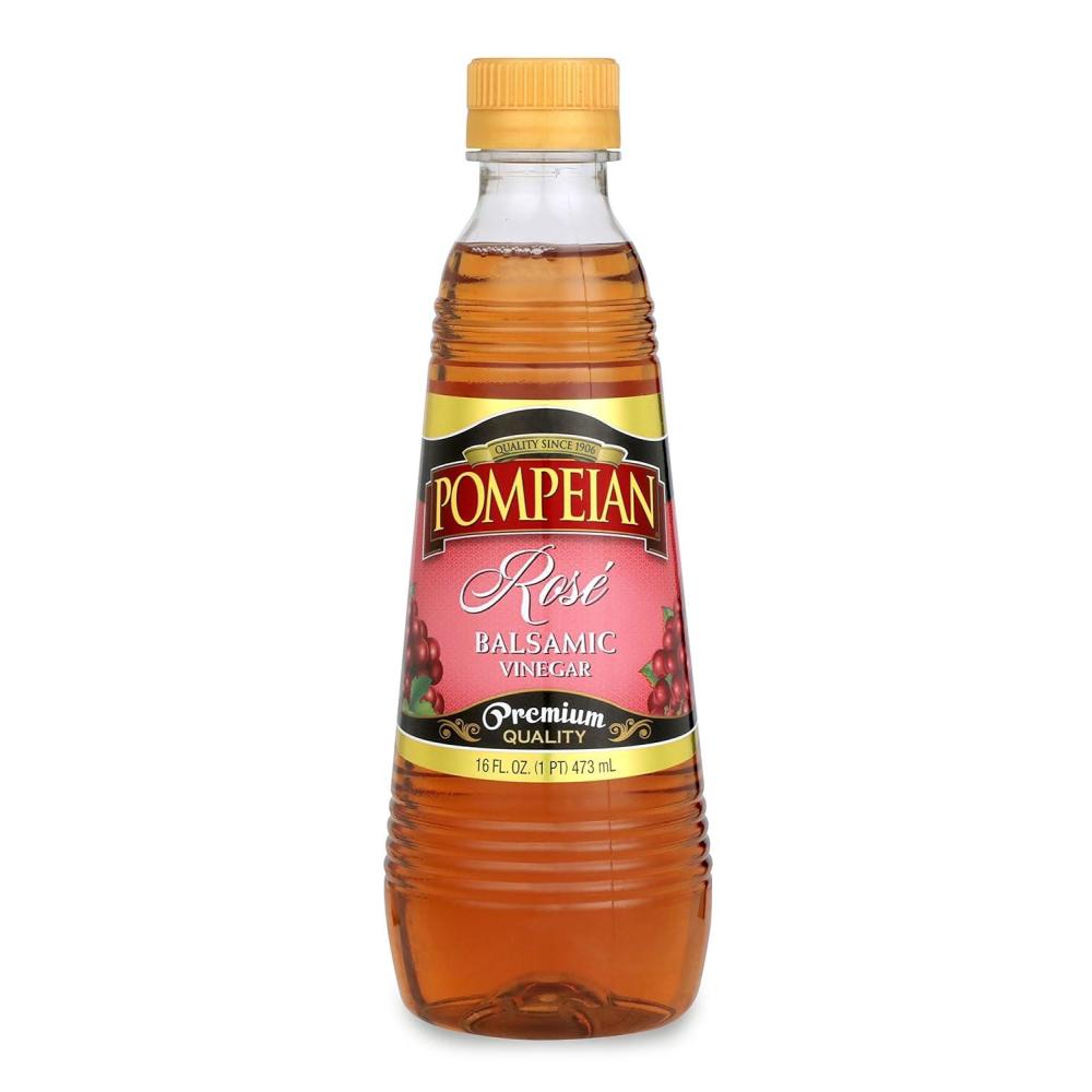 image:imagePompeian Gourmet Balsamic Ros Vinegar Perfect for Salad Dressings Marinades Drizzling amp Vegetables Naturally Gluten Free 16 Fl Oz